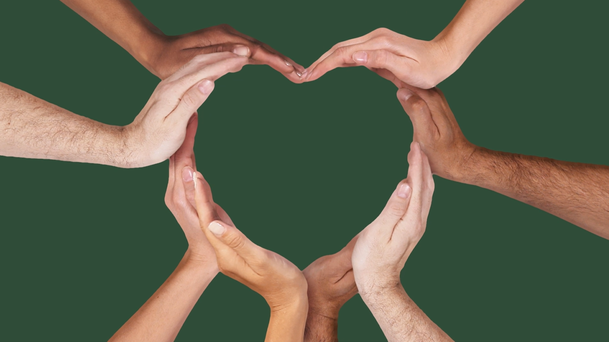 Hands forming a heart